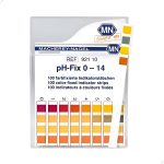 fita ph 0 - 14, mn 100 tiras, medidor ph