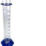 proveta graduada de vidro 1000ml base poli