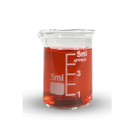Béquer Forma Baixa De Vidro, 5ml