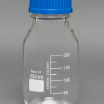 Frasco ReagenteVidro1000ml Tampa Azul