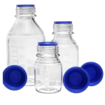 Frasco Reagente Vidro 250ml Tampa Azul