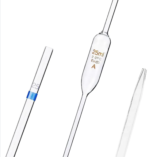 PIPETA VOLUMETRICA 25ML Pipeta Volumétrica Esgotamento Total 25ml Classe A - Imagem 1
