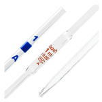 Pipeta volumetrica esgotamento total, 1ml CLASSE A