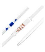 Pipeta volumetrica esgotamento total, 1ml CLASSE A