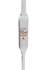 Pipeta Volumétrica Esgotamento Total, 10ml Classe A