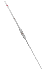 Pipeta Volumétrica Esgotamento Total, 10ml Classe A - Imagem 2