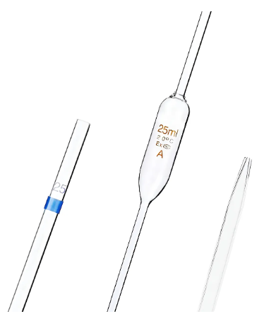 Pipeta Volumétrica Esgotamento Total 25ml Classe A Pipeta Volumétrica Esgotamento Total 25ml Classe A - Imagem 1
