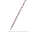 Pipeta sorologica graduada vidro 1ml 1/100