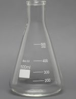 Frasco Erlenmeyer Boca larga Boro3.3 Graduado Cap. 50ML