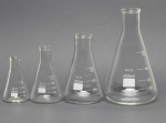 Frasco Erlenmeyer Boca larga Boro3.3 Graduado Cap. 125ML - Imagem 2