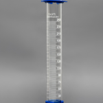 Proveta Graduada De Vidro 250ml Base Em Polipropileno