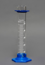 Proveta Graduada De Vidro 50ml Base Em Polipropileno