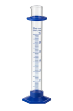 Proveta Graduada De Vidro 25ml Base Em Polipropileno